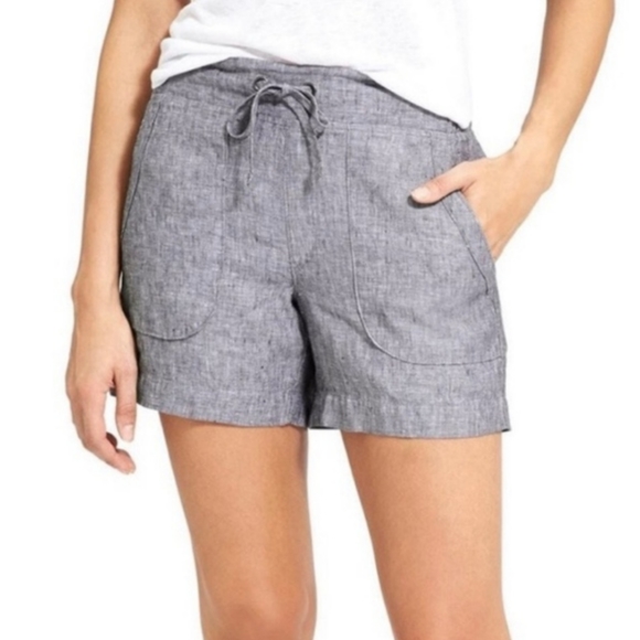 Athleta Pants - Athleta▪️Heathered Grey Linen Short